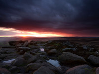 Stanage Sunset