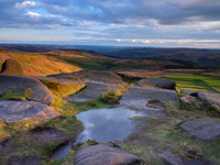 Stanage Evening Light